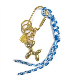 YIMUBREEZ Cute bag Charms,Keychains (Blue White)