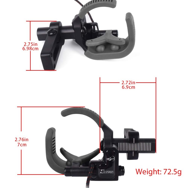 NIKA ARCHERY Arrow Rest Down Draft Cable Driven Full Containment