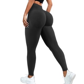 JGS1996 Hidden Scrunch Butt Lifting Leggings for Women Tummy Control High Waisted Workout Gym Seamless Impact Yoga Pants