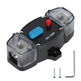 EFUTURETIME Circuit Breaker 300A Fuse Switch Automatic 12V-48V with Manual Reset, Circuit Breaker for Car, Boat Audio/Video System