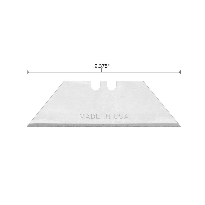 Sheffield 12282 Standard 100 Utility Box Cutter Blades with Dispenser,