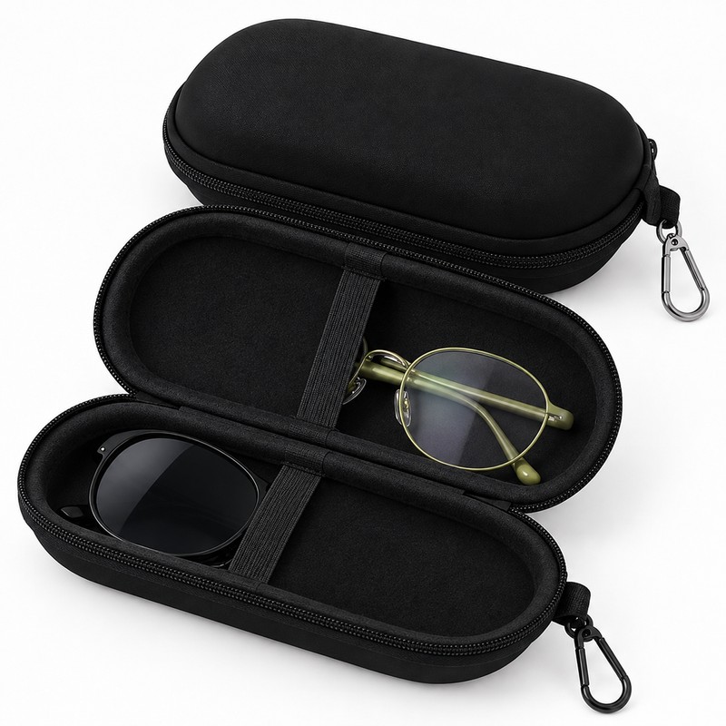 Hard Shell Sunglasses Case for Everyday Eyewear Storage – Portable