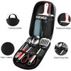 Bakecat Camping Cooking Utensils Set, 9Pcs Camping Kitchen Utensils Organizer