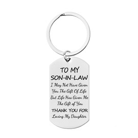 Son In Law Thank You Gifts for Son In Law Birthday Wedding Gifts