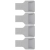 4Pcs U Shape Casters Door Stopper Anti Sliding Furniture Wheels