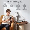 Outlet Extender Stick, 360° Rotating Wall Outlet Expander with 22-35"
