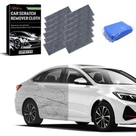 Nano Sparkle Tuch 12 Stück Nano Sparkle Tuch Auto Kratzer, Nano Auto Kratzer Reparatur Tuch Nano Magic Tuch Car Scratch Remover für Reparatur von Leichten Kratzfarben, Lackpflege, Autoreinigung