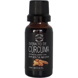 Extracto Natural de Cúrcuma con Pimienta Negra 20 ml Villa Santerra
