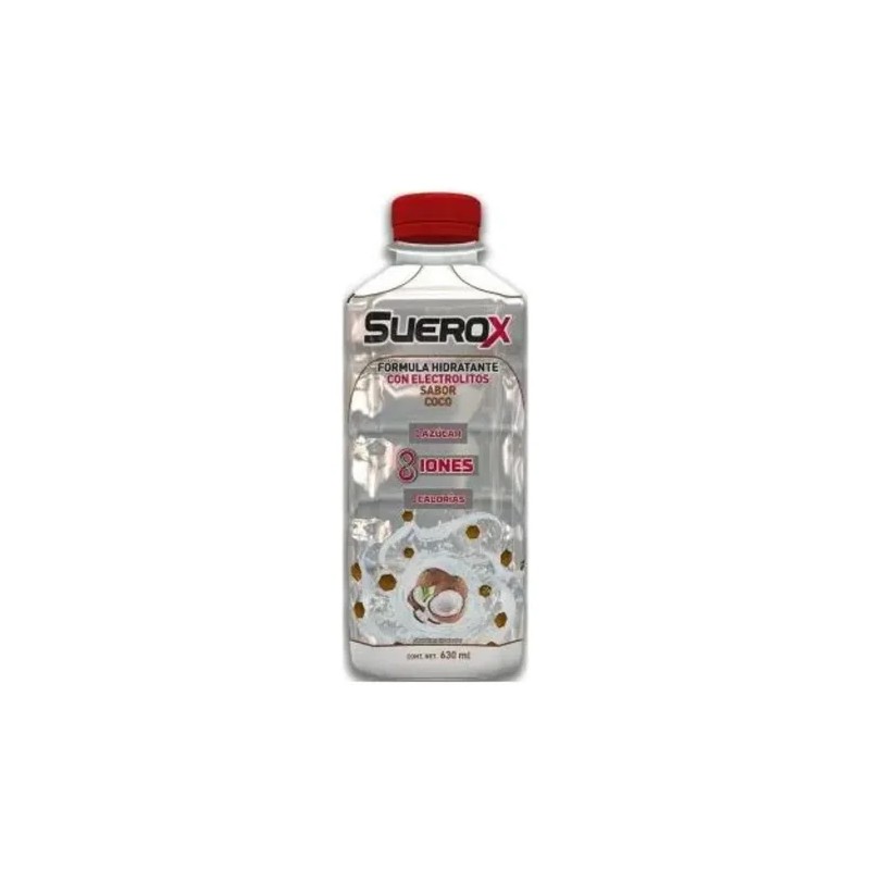 Suerox Sabor A Coco 630 Ml Electrolitos Oral 8 Iones