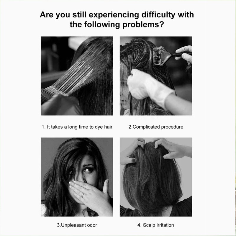 Hair Color Dye Rambut Color Hair Dye Shampoo (30 ml
