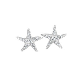 Elli Earrings Starfish Crystals 925 Sterling Silver