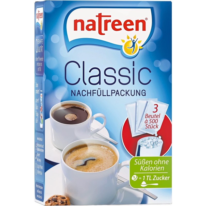 NATREEN® Classic Table Dispenser 500 pcs. and Refill Pack 3x500
