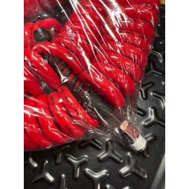 ATP Technithane Polyurethane Auto Spiral Hose, Red, 1/4  ID x 3/8  OD, 25 Feet