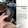 1 PC Key Fob Case, Leather Key Fob Holder with