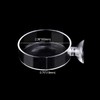 WEAVERBIRD 60mm Aquarium Shrimp Feeder Dish with Suction Glass Fish