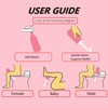 2Pcs Portable Handheld Bidet 450ML Strong Elastic Light Weight Large