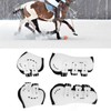 Horse Tendon Boots Shock Absorbing Adjustable Horse Front Hind Boots