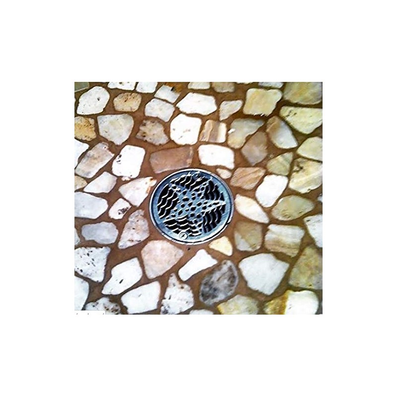 3.25" Round Shower Drain - Starfish - Made of Stainless