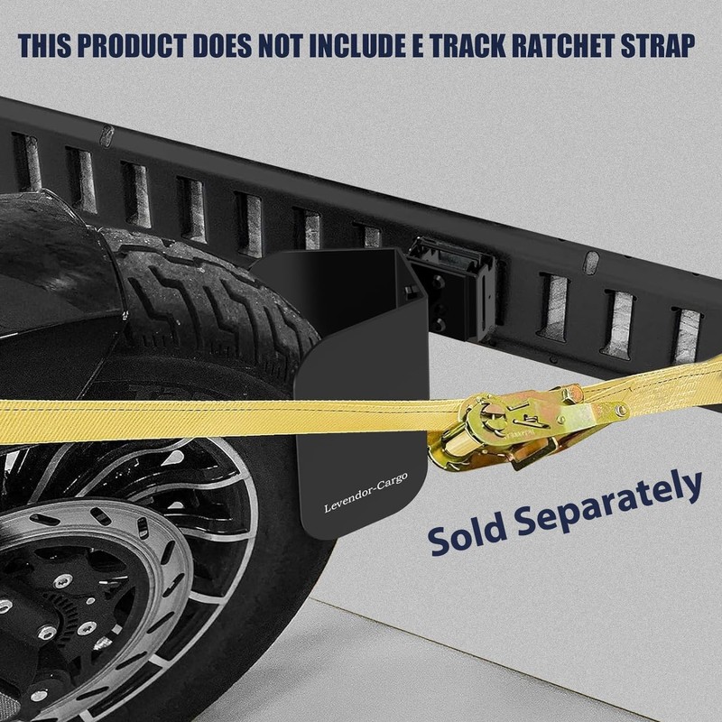 ruiru bro 4 Pack E Track Wheel Chock,E Track Wheel