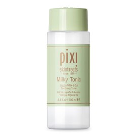 Pixi Beauty Milky Tonic, Soothing and Moisturising with Jojoba Milk, Enriched with Soothing Oat Extract, Alcohol-Free, Daily, Nourishing Toner, 100 ml 3.4 oz