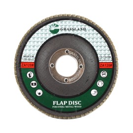Sanding Disc, Zirconium Flap Disc, Grinding Wheel 4-1/2" x 7/8" 120 Grit - T29 - (5 Pack)