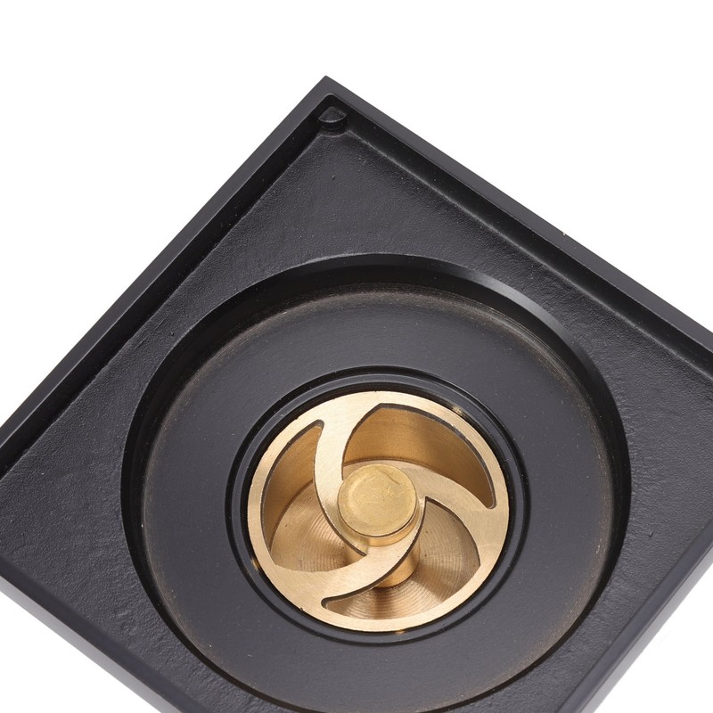 Floor Drain Quadrate Antique European Style Copper Stainless Steel Odor