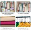 Portable Clothes Closet Wardrobe with Non-Woven Fabric Storage Shelves Organizer