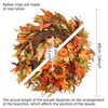 Large 24 Inch Fall Wreaths for Front Door, Farmhouse Autumn