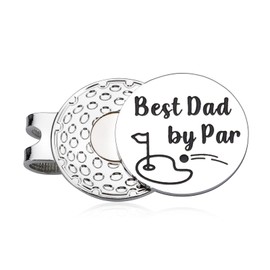 Gifts for Dad Golf Ball Marker Hat Clip for Men Him Dad Fathers Day Birthday Gifts from Son Daughter New Dad Gift for Men First Time Dad Stepdad Grandpa