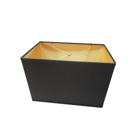 Softback Black Rectangular Drum Lampshade (16x10) (16x10) x 11