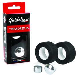 VELOX G850K01 TRESSOREX 85 Cotton Bar Tape, Black
