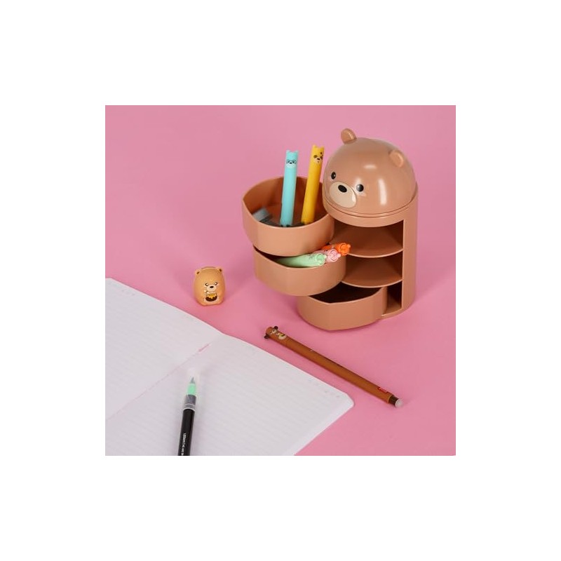 Legami - Desk Organiser with 3 Drawers with Side Opening,