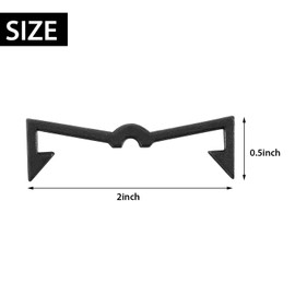 Peg Locks Plastic Pegboard Hook Locks Pegboard Display Hook Organizer (100)