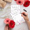 Fbitey Butterfly Bridal Shower Invitations with Envelopes, Spring Floral Invite
