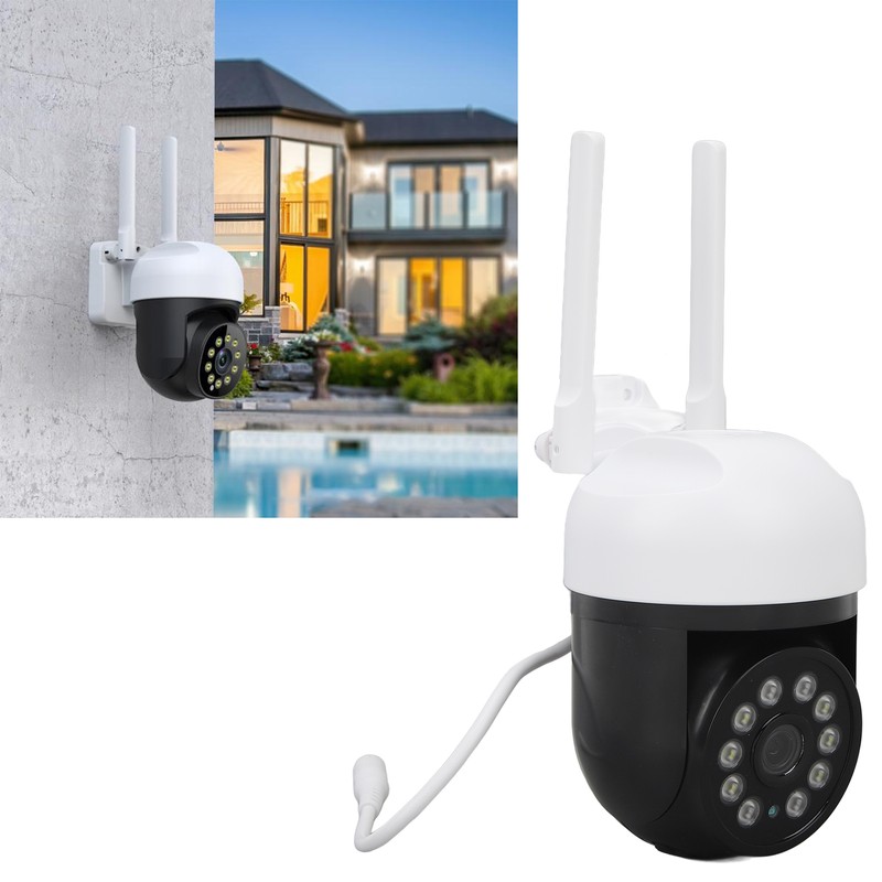 1MP HD Surveillance Camera 360° 1920x1080 Floodlight Motion Tracking 1080P