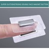 10 Pairs Hidden Sew Magnetic Snap,PVC Hidden Purse Closure Buckle,