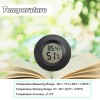 WEIMELTOY Mini Hygrometer Digital Thermometer Humidity Meter 2 Pack Black