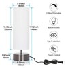 Touch Table Lamp, 3-Way Dimmable Modern Minimalist Accent Bedside Lamp