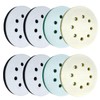 Ulifebet 8 Pcs Orbital Sander Pads, 5 Inch, 3 Hardness