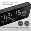 Braun Digital Alarm Clock with Date, Month and Temperature Displayed,