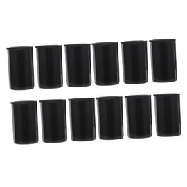 Operitacx 36pcs Film Box Film Canister White Film Container Small Moving Film Canisters Holder Containers with Lids Film Storage Containers Bobby Film Reel Photography Film Storage Pe Black