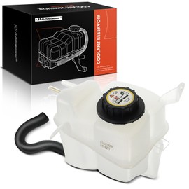 A-Premium Front Side Engine Coolant Overflow Recovery Reservoir Tank [with Cap & Tubing] Compatible with Ford Thunderbird 2002-2005 3.9L & Lincoln LS 2000-2005 3.0L, LS 2000-2006 3.9L, Petrol