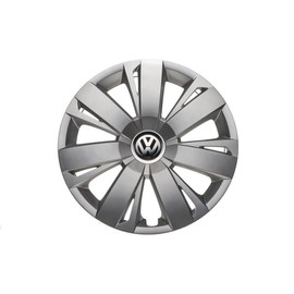 Genuine OEM VW Single Hubcap Jetta-Sedan 2011-2014, Cover Fits 16-Inch Wheel, 5C0-601-147-A-QLV