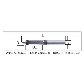 Star-M Shiitake Bit, Half-moon Shape, 12.7 42-127