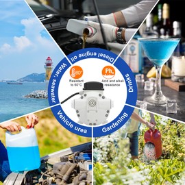 AC 110V-120V Diesel Exhaust Fluid Transfer Pump, DEF Fluid Pump for DEF, Automotive Urea, Oil, Water etc, Self-Priming Electric DEF Pump Compatible with U.S. Plug,400W, 10.6 GPM, 36ft Lift