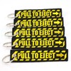 Rotary13B1 PULL TO EJECT Key Chain - Black/Yellow - 5