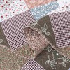 HoneiLife Quilt Set - 3 Piece Microfiber Reversible Bedspreads Patchwork