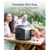 COWSAR Ice Maker Countertop, Stainless Steel Portable Ice Maker Machine