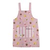 Salonge Rilakkuma Apron, For Children, Transfer, H-Shaped, Pink, 59.1 inches