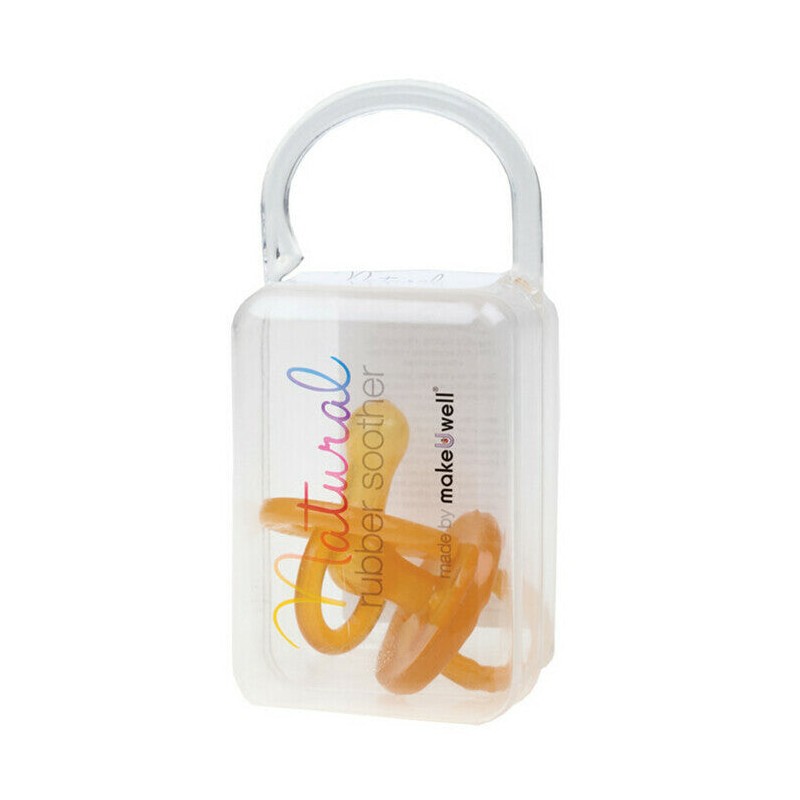 Natural Rubber Soothers Soother Rounded - 6+ Months, 6+ Months